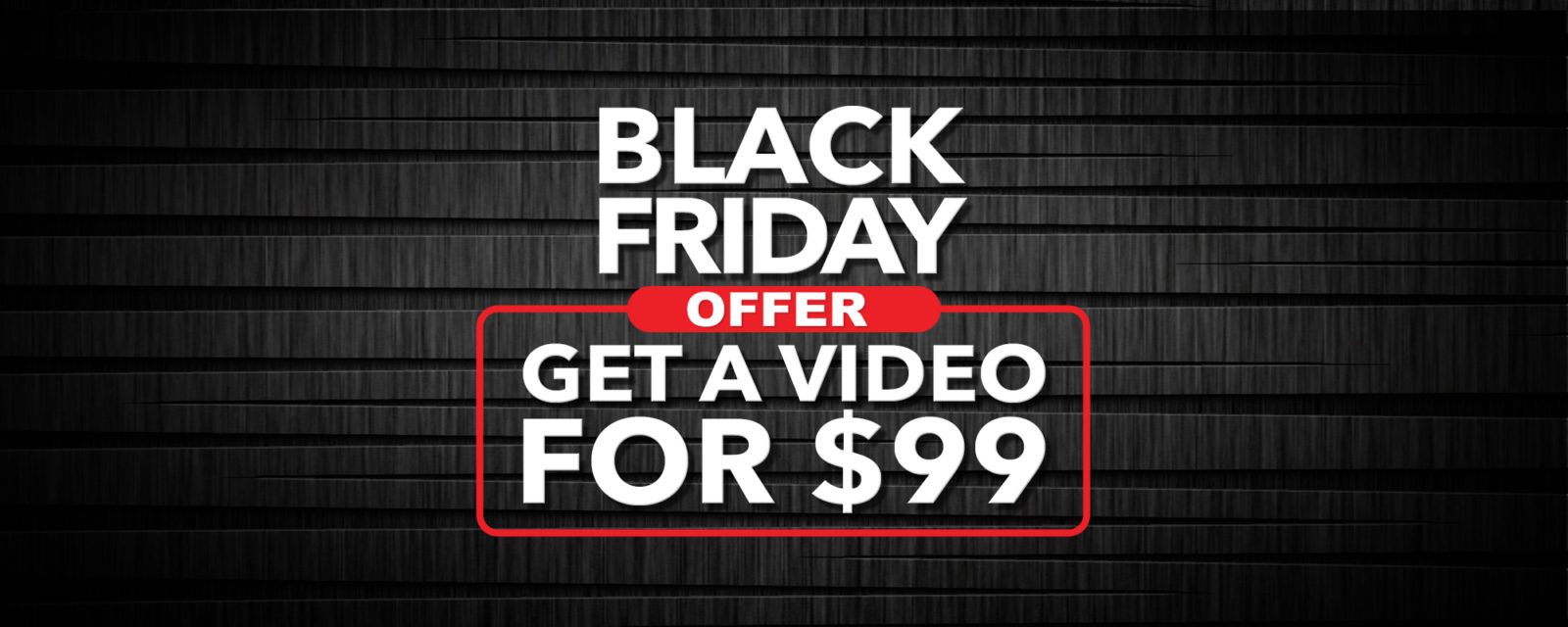 Get Your 99 Facebook Video For Black Friday ConsumerAcquisitioncom